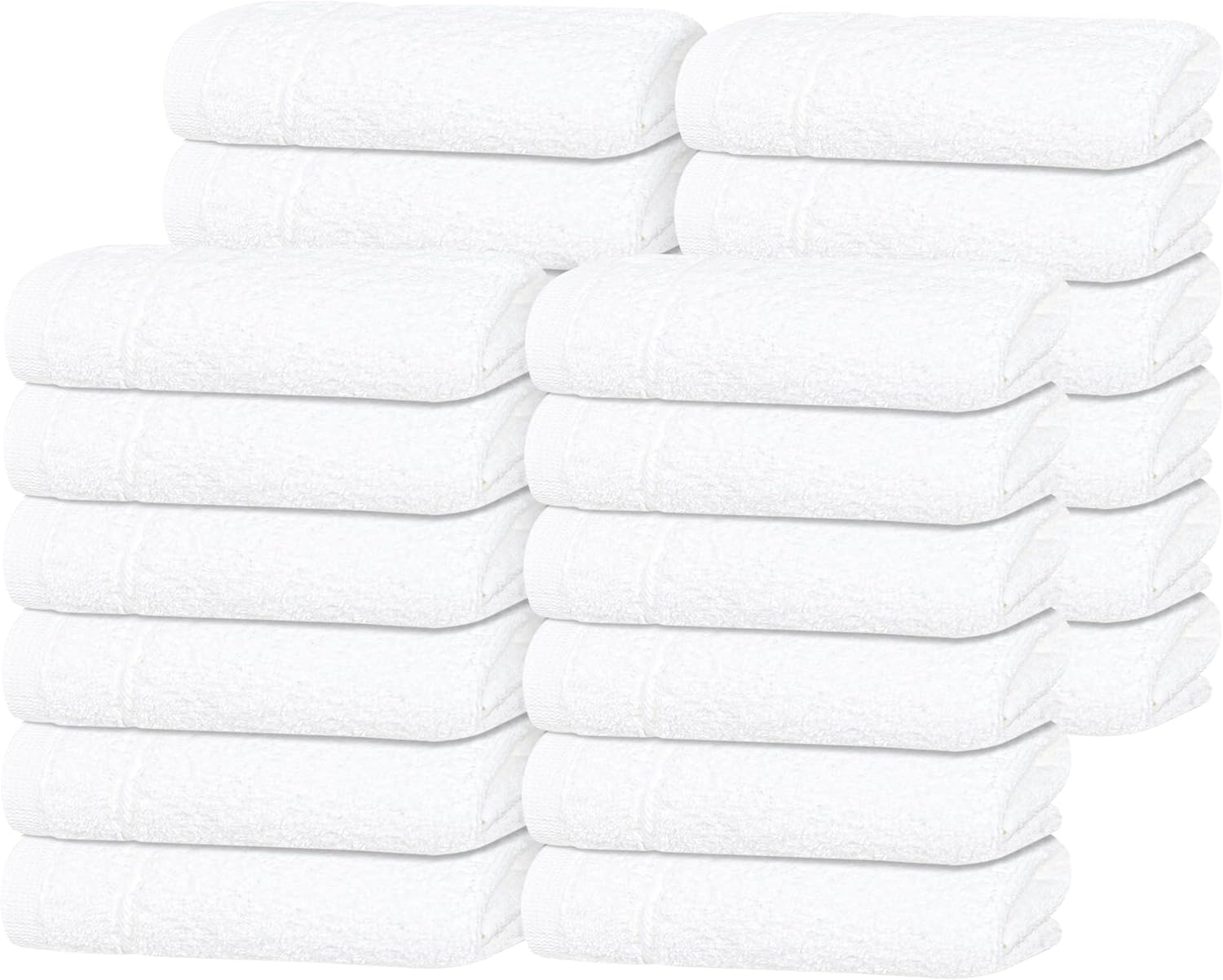Tens Towels Pack of 60 Washcloths, 12 x 12 Inches, Lighter Weight, Quick to Dry, Super Soft & Absorbent, Gentle Face Towels, Hotel Quality, Perfect for Bathroom, Gym, Spa, Dark Grey - Image 8