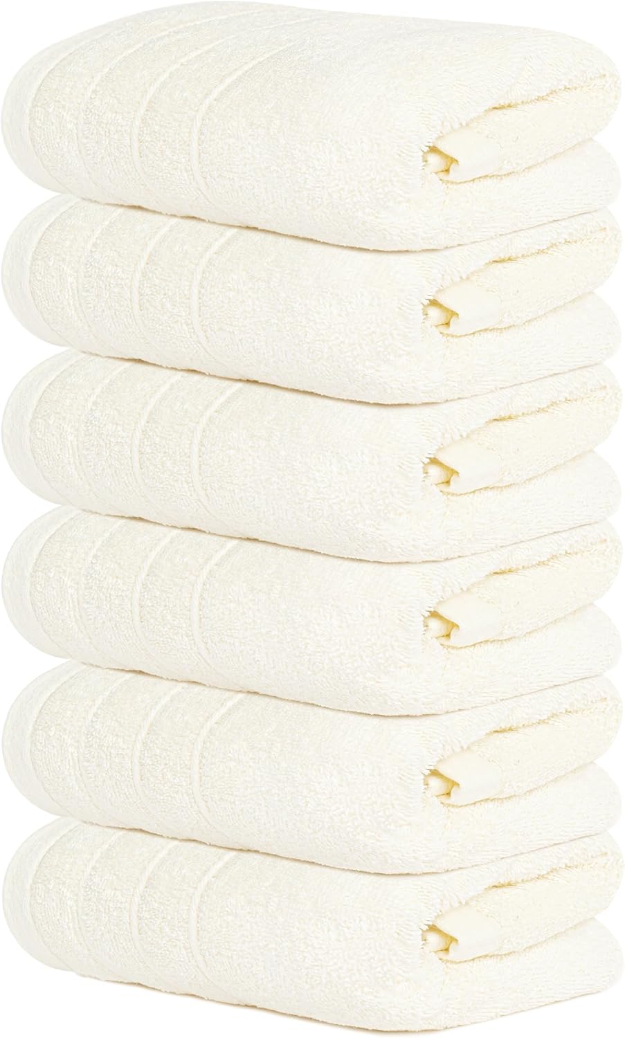 Tens Towels Pack of 6 Hand Towels, 100% Cotton, Lighter Weight, Quick to Dry, 16 x 28 Inches, Super Soft & Absorbent, Perfect for Bathroom & Kitchen, Dark Grey - Image 8