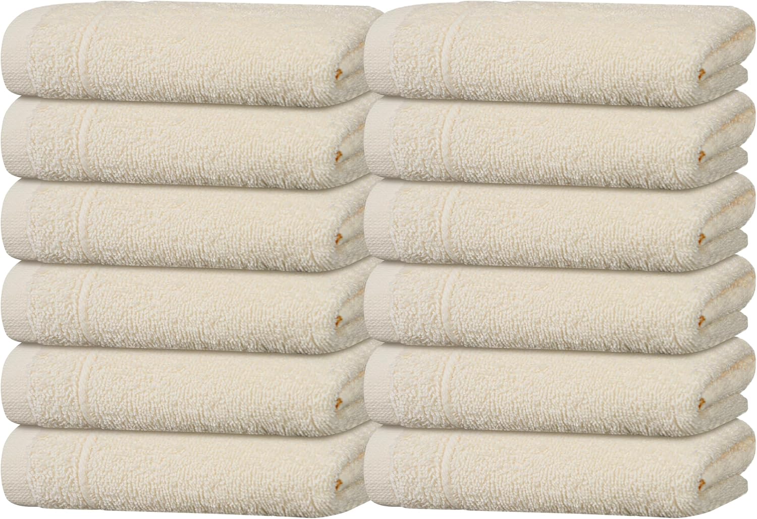 Tens Towels Pack of 60 Washcloths, 12 x 12 Inches, Lighter Weight, Quick to Dry, Super Soft & Absorbent, Gentle Face Towels, Hotel Quality, Perfect for Bathroom, Gym, Spa, Dark Grey - Image 6