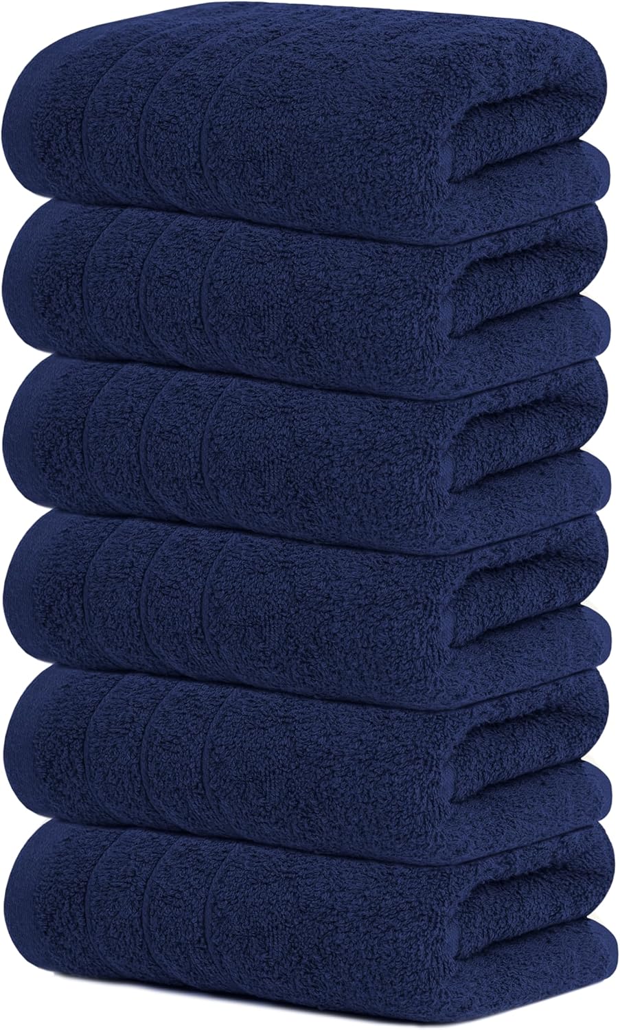 Tens Towels Pack of 6 Hand Towels, 100% Cotton, Lighter Weight, Quick to Dry, 16 x 28 Inches, Super Soft & Absorbent, Perfect for Bathroom & Kitchen, Dark Grey - Image 3