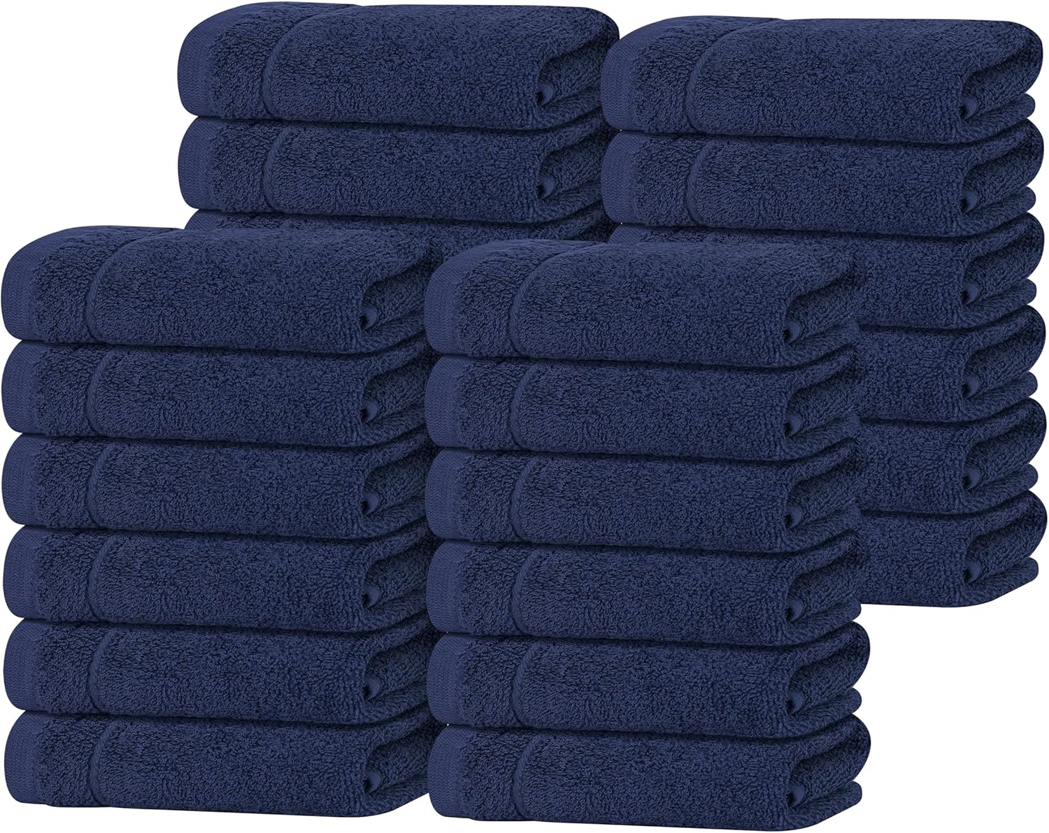 Tens Towels Pack of 60 Washcloths, 12 x 12 Inches, Lighter Weight, Quick to Dry, Super Soft & Absorbent, Gentle Face Towels, Hotel Quality, Perfect for Bathroom, Gym, Spa, Dark Grey - Image 11