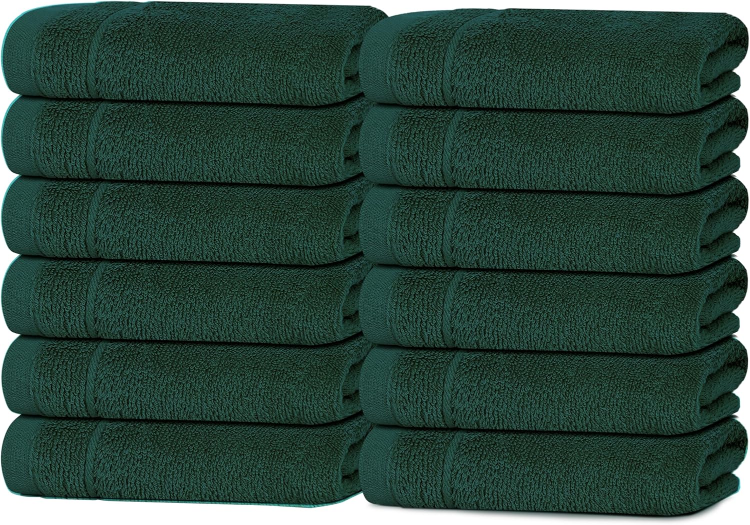 Tens Towels Pack of 60 Washcloths, 12 x 12 Inches, Lighter Weight, Quick to Dry, Super Soft & Absorbent, Gentle Face Towels, Hotel Quality, Perfect for Bathroom, Gym, Spa, Dark Grey - Image 21
