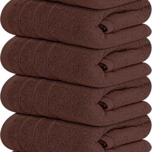 Alternative view of Tens Towels Pack of 6 Hand Towels, 100% Cotton, Lighter Weight, Quick to Dry, 16 x 28 Inches, Super Soft & Absorbent, Perfect for Bathroom & Kitchen, Dark Grey