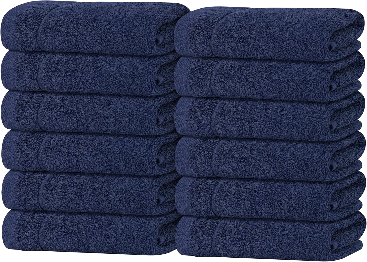 Tens Towels Pack of 60 Washcloths, 12 x 12 Inches, Lighter Weight, Quick to Dry, Super Soft & Absorbent, Gentle Face Towels, Hotel Quality, Perfect for Bathroom, Gym, Spa, Dark Grey - Image 3