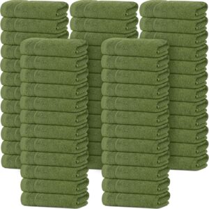 Tens Towels Pack of 60 Washcloths, 12 x 12 Inches, Lighter Weight, Quick to Dry, Super Soft & Absorbent, Gentle Face Towels, Hotel Quality, Perfect for Bathroom, Gym, Spa, Dark Grey