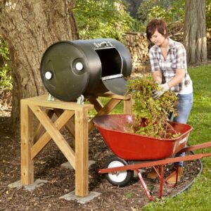Alternative view of Drum Composter