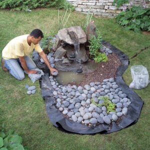 Alternative view of Low Maintenance Water Feature