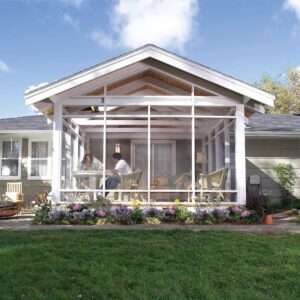Alternative view of Screen Porch Construction
