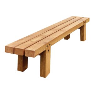 Alternative view of Simple Timber Bench